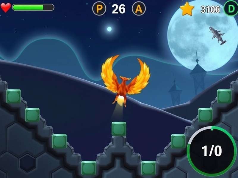 Flaming Chase Challenge gameplay screenshot